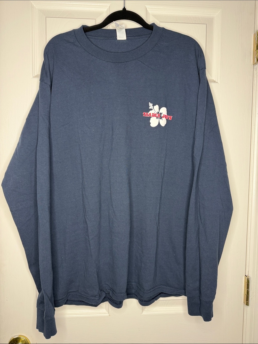 Trader Joe’s Navy Long Sleeve Oversized Tee